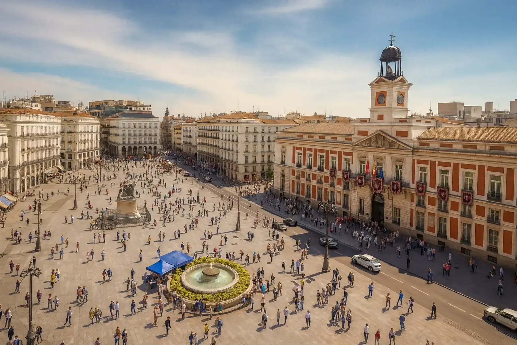Puerta del Sol in Madrid